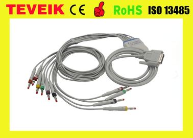 MS1-106902 EDAN ééndelige 10 leidt EKG/ECG-kabel met Banaan 4,0 de weerstand van CEI 10K