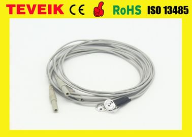 Hoog - de kabelelektroden van het kwaliteits telegraferen de zuivere zilveren EEG voor EEGmachine, DIN1.5-contactdoos eeg