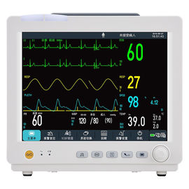 Machine van de Impulsoximeter van de het ziekenhuisicu de Geduldige Monitor 12,1 Duim Één Jaargarantie