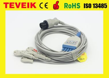 Teveikfabriek Opnieuw te gebruiken Mindray om de Loodtpu ECG Kabel van 6pin 5 voor Geduldige Monitor