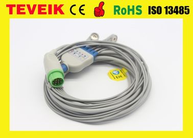 Medische Fabrikant Reusable Biolight 5leads om de Kabel van 12pin ECG voor de Geduldige Monitor van A8/A6