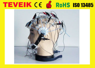Fabrieksprijs die van Neurofeedback Hoed van het 20 Lood de Medische EEG met Zilveren Geplateerde Koperelektrode scheiden