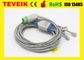 Compatibele TM910 Schiller 5 Loodecg Kabel met Ronde Speld 12 voor Medische Toebehoren
