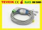 Compatibele TM910 Schiller 5 Loodecg Kabel met Ronde Speld 12 voor Medische Toebehoren