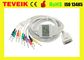 Kabel 012-0844-00 10 van het Burdick leidt Compatibele electrocardiogram ECG-Kabel met CEI standaarddin 3,0