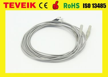 De fabrieksprijs van van het de contactdooseeg van Neurofeedback DIN1.5 de Medische Kabel, verzilvert de Geplateerde Elektrode van het Kopereeg