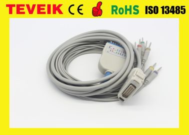 De Prijs Fukuda Denshi 10 van de Teveikfabriek de Kabel van leadwireob 15pin ECG/EKG voor Cardimax FX-2111