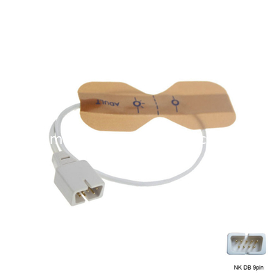 Volwassen Beschikbare Spo2 Sensor 3ft Pvc van Medaplast voor Datex Geduldige Monitor