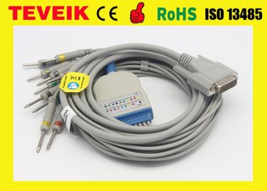 Het electrocardiogram van Nihonkohden/ECG-de kabel voor ecg-9320/ecg-9522P met 40 speldt leadwire