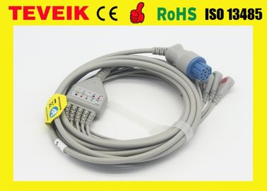 Medische leidt Datex Cardiocap 5 van de fabrieksprijs om de Kabel van 10pin ECG voor Geduldige Monitor
